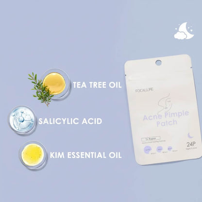 FOCALLURE - Acne Pimple Patch Día y Noche
